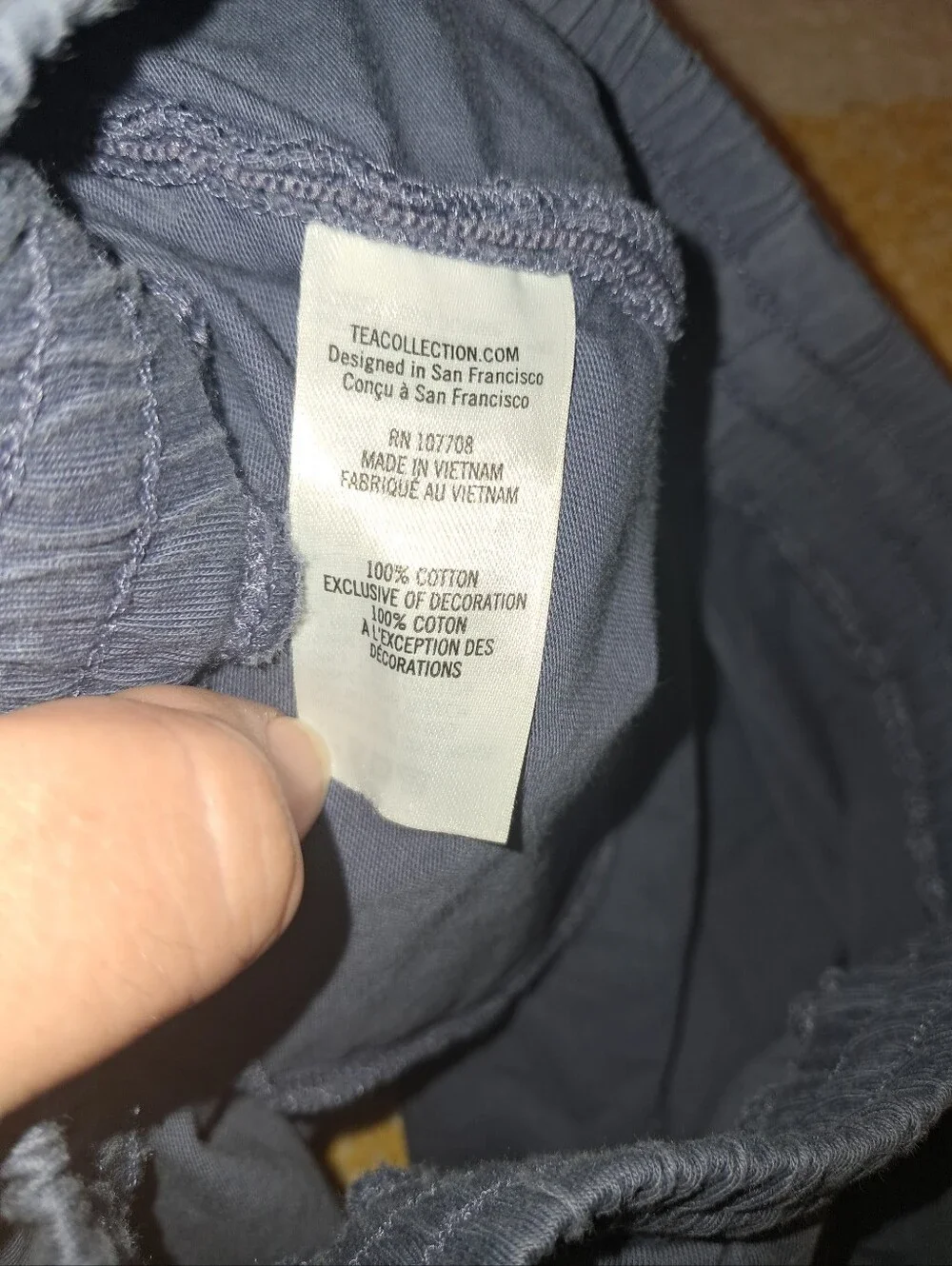 TEA brand Little girls size 8, blue colored shorts with pockets